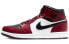 Фото #1 товара Кроссовки Nike Air Jordan 1 Mid Chicago Toe (Белый, Красный, Черный)