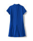 ფოტო #4 პროდუქტის Big Girls Short Sleeve Mesh Pleated Polo Dress