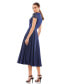 ფოტო #2 პროდუქტის Women's Ieena High Neck Cap Sleeve Tea Length Dress