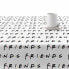 Скатерть устойчивая к пятнам Belum Friends White 250 x 140 cm