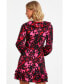 Фото #2 товара Платье женское QUIZ с принтом и завязками спереди