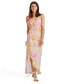 ფოტო #4 პროდუქტის Women's Ocean Eyes Limited Edition SILK Maxi Dress - Floral