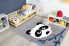 Kinderteppich Petit Panda Grau
