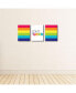 Фото #3 товара Love is Love - Pride - Wall Art Room Decor - 7.5 x 10 inches - 3 Prints