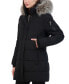 ფოტო #4 პროდუქტის Women's Faux-Fur-Trim Hooded Puffer Coat