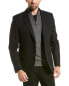 Фото #1 товара The Kooples Wool-Blend Blazer Men's Black 46