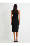 Фото #4 товара Платье Koton Анвелоп V-образным вырезом изделие с декоративными завязками 4SAK80103EK