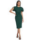 Фото #1 товара Women's Ruched Flutter-Sleeve Sheath Dress