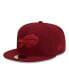 Фото #1 товара Men's Cardinal Buffalo Bills Color Pack 59FIFTY Fitted Hat