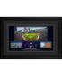 Фото #1 товара Cleveland Guardians Framed 10" x 18" Stadium Panoramic Collage with a Piece of Game-Used Baseball - Limited Edition of 500