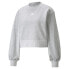 Puma Classics Puff Sleeve Crew Neck Sweatshirt Womens Grey 531616-04