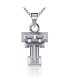 Фото #1 товара Women's Texas Tech Red Raiders Silver Small Pendant Necklace