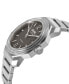 ფოტო #2 პროდუქტის Men's Roosevelt Swiss Automatic Silver-Tone Grade 2 Titanium Watch 43mm