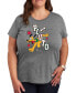 ფოტო #1 პროდუქტის Plus Size Disney Pluto Graphic T-shirt