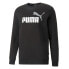 Фото #2 товара Puma Essential TwoTone Logo Crew Neck Sweatshirt Mens Black 58676261