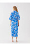 Фото #5 товара Платье рубашка с цветочным узором LC WAIKIKI Shally 3/4 длины - Рубашка у Миди Стиль - Стандарт размер - Женщинам