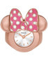 Фото #3 товара Часы и аксессуары Fossil Часы ограниченной серии Disney x Fossil с розовым циферблатом из нержавеющей стали Ring 16 мм