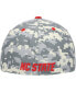 Фото #5 товара Men's Camo NC State Wolfpack Gray Undervisor On-Field Baseball Fitted Hat