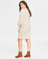 Фото #3 товара Women's Turtleneck Mini Sweater Dress, Created for Macy's
