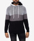 Фото #1 товара Men's Color Blocked Hooded Sweater