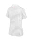 ფოტო #2 პროდუქტის Women's White Atlanta Braves Authentic Collection Victory Performance Polo Shirt