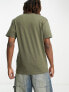 Фото #3 товара Vans left logo t-shirt in dark olive