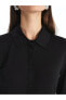 LCW Modest Düz Uzun Kollu Kadın Gömlek