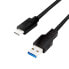 LogiLink CU0166 - 0.15 m - USB A - USB C - USB 3.2 Gen 1 (3.1 Gen 1) - 5000 Mbit/s - Black