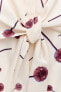 Фото #10 товара Платье-рубашка из поплина с принтом — zw collection ZARA