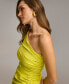 ფოტო #6 პროდუქტის Women's Ruched One-Shoulder Dress