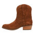 Dingo Tumbleweed Roper Round Toe Booties Womens Brown Casual Boots DI561-215