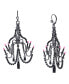 Фото #1 товара Faux Stone Chandelier Drop Earrings