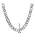 ფოტო #2 პროდუქტის Men's Stainless Steel Thick Accented Cuban Link Style Chain Necklaces