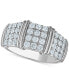Diamond Cluster Statement Ring (1 ct. t.w.) in 14k White Gold