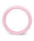 Ceramic Pink Faceted Polished Wedding Band Ring