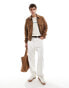 Фото #1 товара ASOS DESIGN wool look harrington jacket in tan