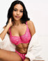 Фото #4 товара Ivory Rose – Fuller Bust – Balconette-BH aus geblümter Spitze in Pink, DD bis G-Cup