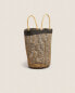 Фото #6 товара Mini raffia beach tote bag