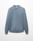 Фото #12 товара Men's Long-Sleeved Cotton Jersey Polo Shirt