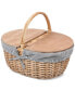 Фото #1 товара Country Navy & White Striped Picnic Basket