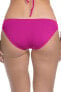 Becca by Rebecca Virtue Color Code Tab Side Flamingo Bikini Bottom sz. L 182603
