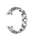 ფოტო #2 პროდუქტის Women's Crush Stainless Steel Band with Hearts for Apple Watch 42mm, 44mm, 45mm, 49mm