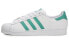 adidas originals Superstar 防滑耐磨 低帮 板鞋 男女同款 绿白 / Кроссовки Adidas originals Superstar G27811