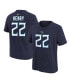 Фото #1 товара Big Boys Derrick Henry Navy Tennessee Titans Player Name and Number T-shirt