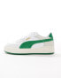 Puma CA Pro suede trainers in white and green