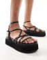 Фото #1 товара RAID Leili strappy platform sandals in black