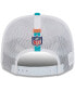 Фото #2 товара Men's White/Aqua Miami Dolphins 2024 NFL Training Camp 9SEVENTY Trucker Hat