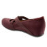 Фото #5 товара Softwalk Waverly S1762-606 Womens Burgundy Narrow Mary Jane Flats Shoes 9.5