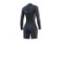 MYSTIC Brand Longarm Shorty 3/2 mm Bzip Flatlock Women Wet Suit