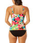 Фото #2 товара Anne Cole Underwire Surplice Tri Tankini Women's 32/34B/C